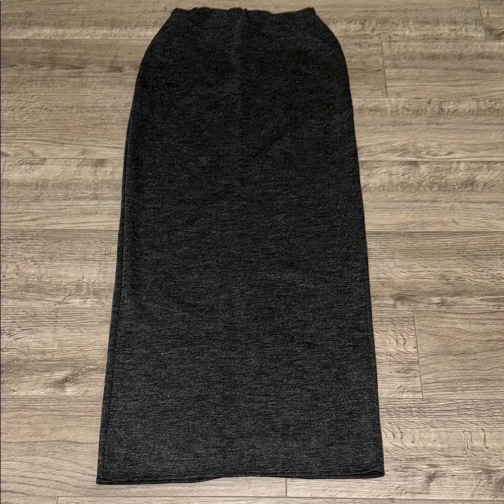 Zara Gray Maxi Pencil Skirt for Work
